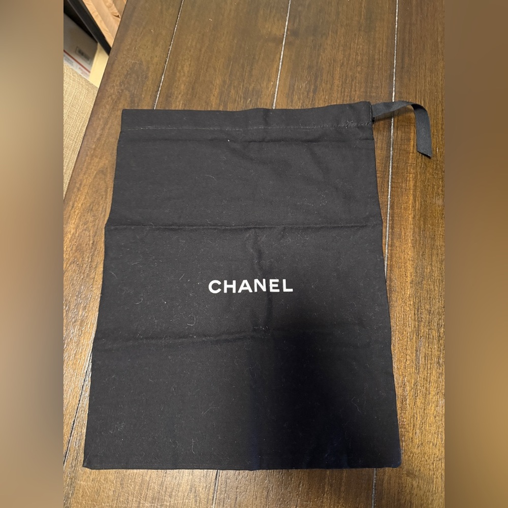 CHANEL Black Drawstring Dust Bag